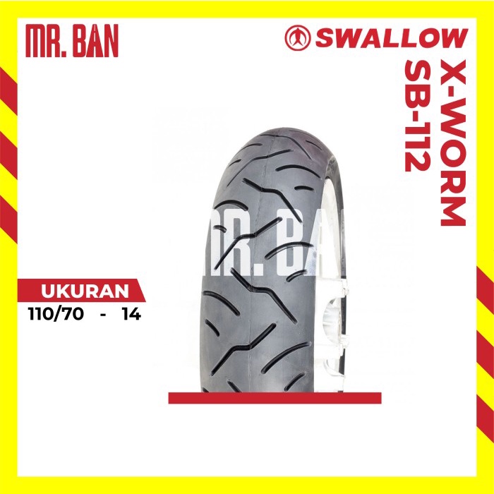 Ban Motor Ring 14 Swallow Tubles SB-112 X-Worm Uk. 110/70-14 TL
