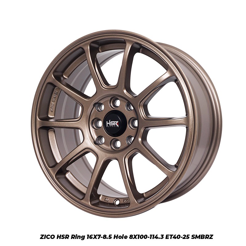 Velg mobil modifikasi Mobil SUZUKI SWIFT Ring 16 hst type ZICO R16 warna racing