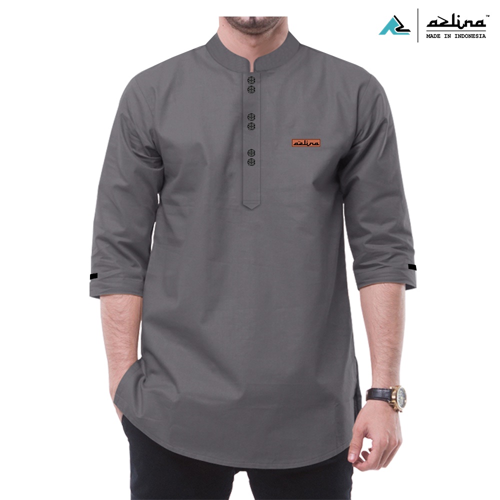 Koko Kurta Terbaru  Brand azlina Baju Koko Pria Muslim  Original tangan 3/4 bisa Modern