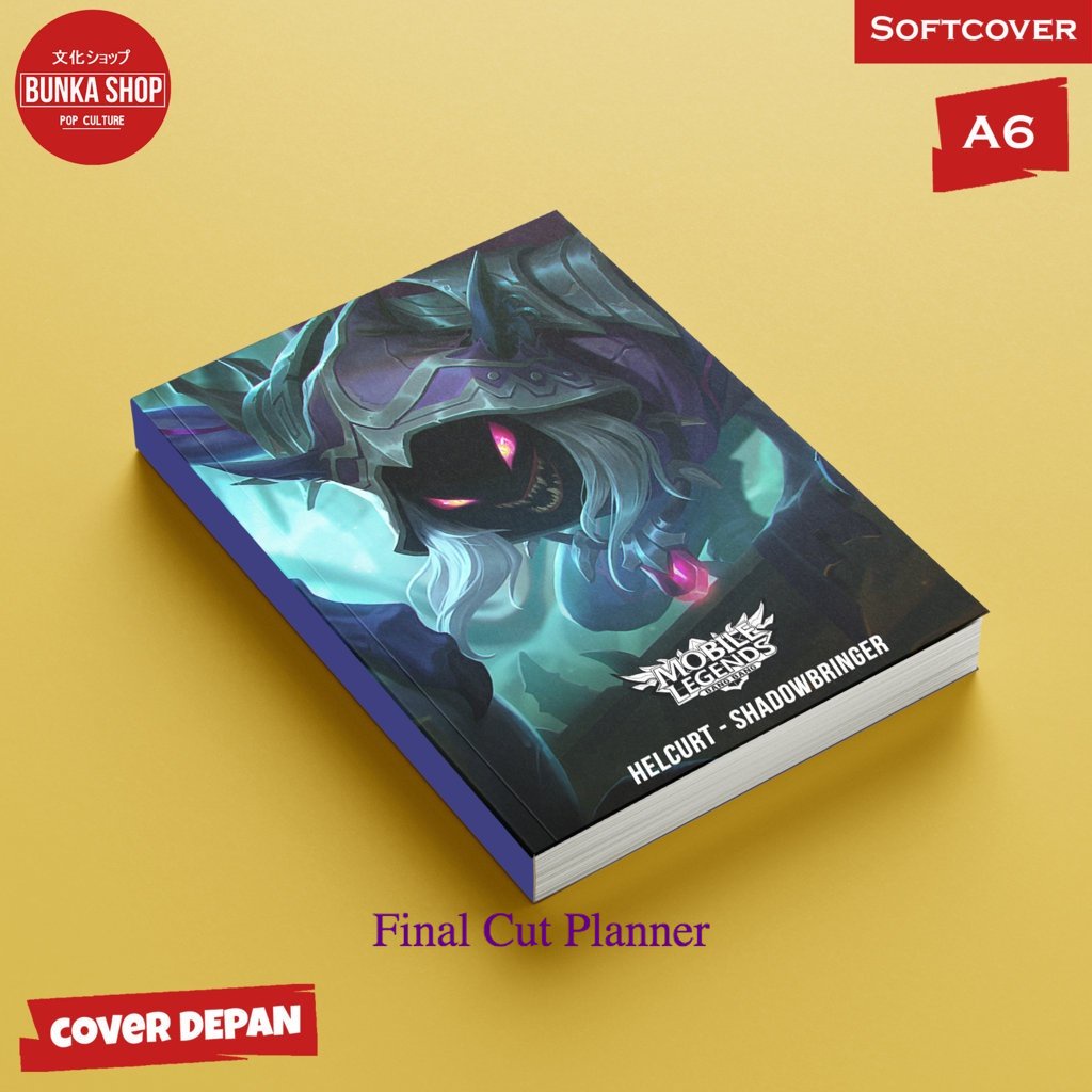 

Pocket Note Mobile Legends Helcurt Shadow Bringer Softcover A6 Buku Tulis Catatan Notes Agenda Planner Jurnal .