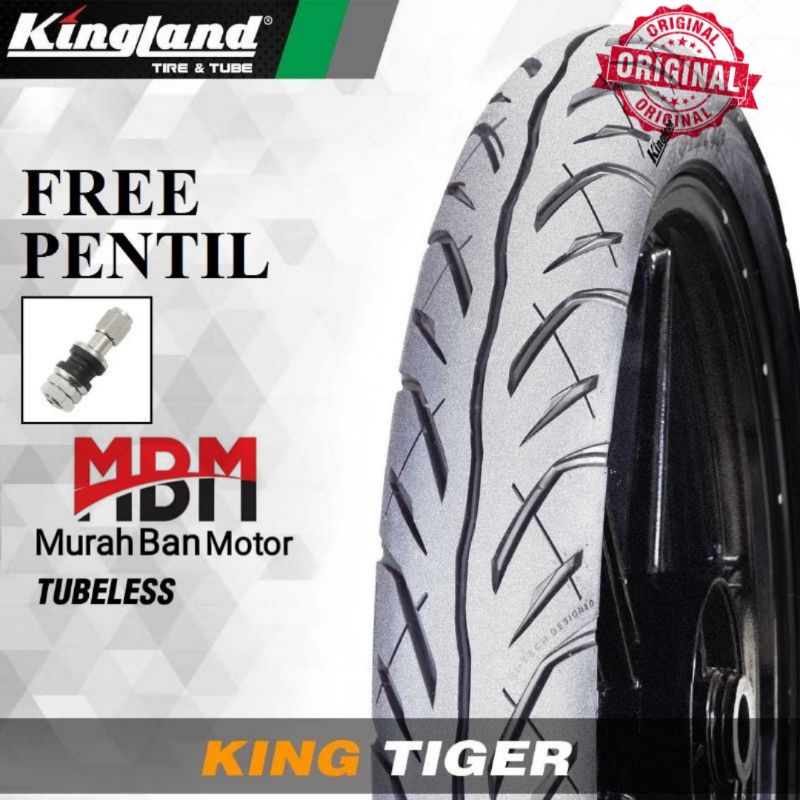 Ban Motor Matic Tubles Kingland 70/90-14 untuk semua motor matik free pentil tubles