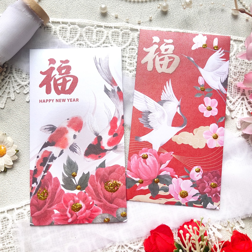 

Angpao CNY01-14 custom text nama Chinese New Year - Angapo Imlek custom Bisa Tulis Nama - Envelope / Hongpao special custom Gong xi fa cai / tahun baru cina 2022 shio macan tiger