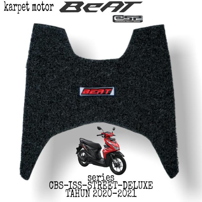 Karpet motor alas pijakan kaki beat 2020 2021 bahan nomad serabut mie