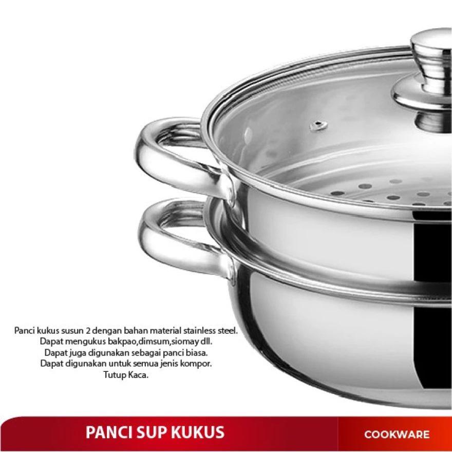 PANCI STAINLESS KUKUS/SUP 2SUSUN (PANCI SIOMAY)