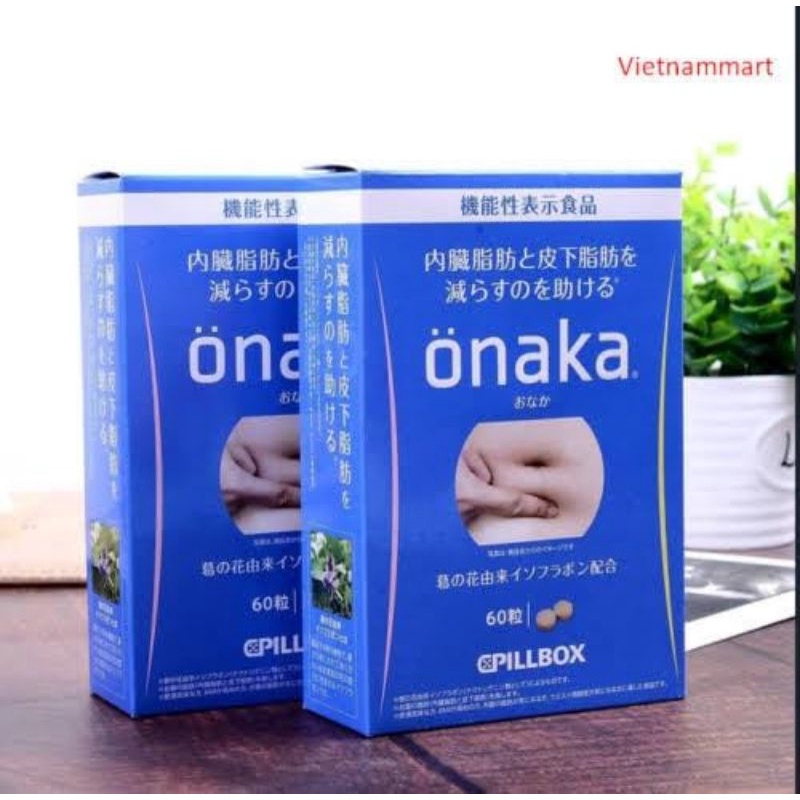 ORI JAPAN Money Back Guarantee Onaka Pill Box Obat Diet Onaka