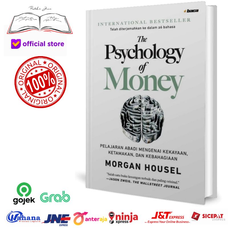Exora - Ori Buku The Psychology of Money Morgan Housel HC SC Hard Soft Cover Psikologi Uang