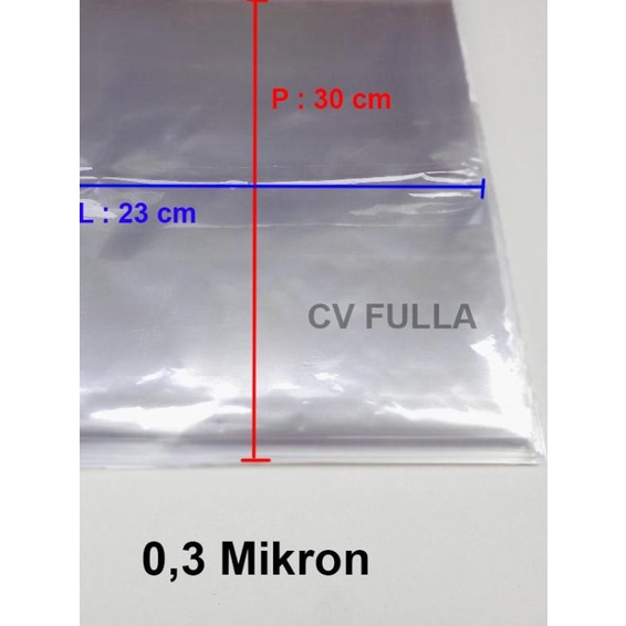 

Promo Plastik OPP Ukuran 23 x 30 cm 03 mikron 500 lembar