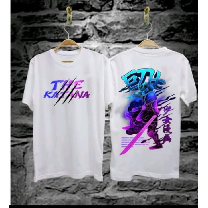 kaos the katana samurai Jepang.