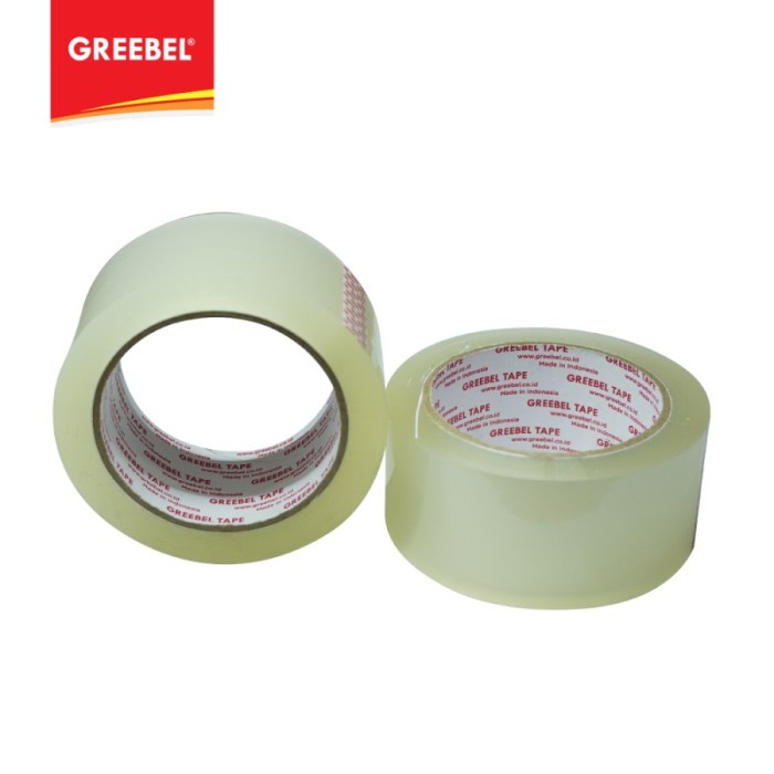 

LAKBAN / OPP TAPE 2 INCHI GREEBEL BENING / SLOP RED