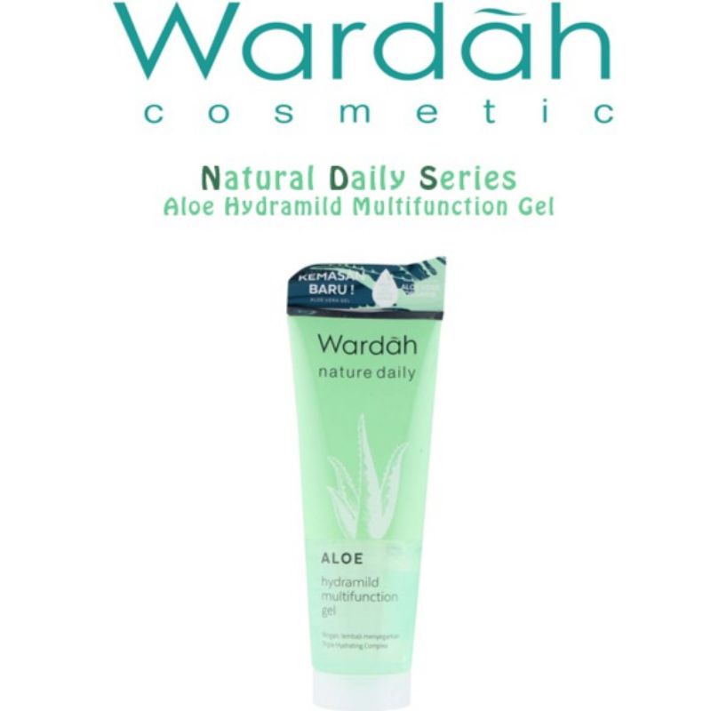 Wardah Nature Daily Aloe Hydramild Multifunction Gel 100ml