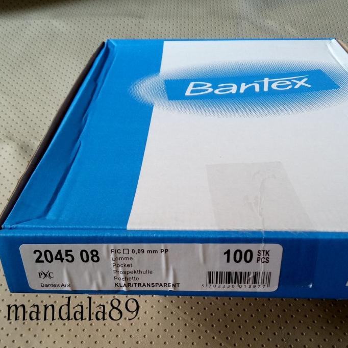 

Plastik PP pocket Folio / antiglare / o.o9 mm merk Bantex 2045
