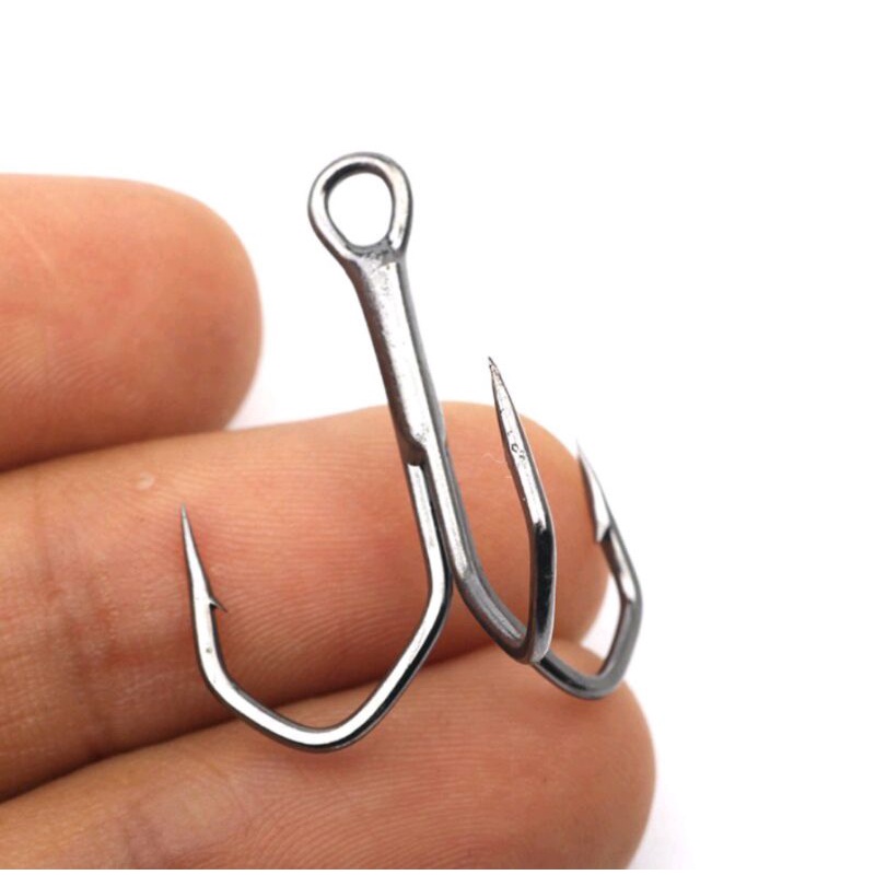 Treble Hook 4× strong eceran atau satuan model vmc #2 #4 #6 #8 #10 #12 #14  murah kuat ultralight UL