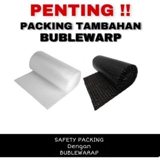 

Bubble Wrap tambahan packing