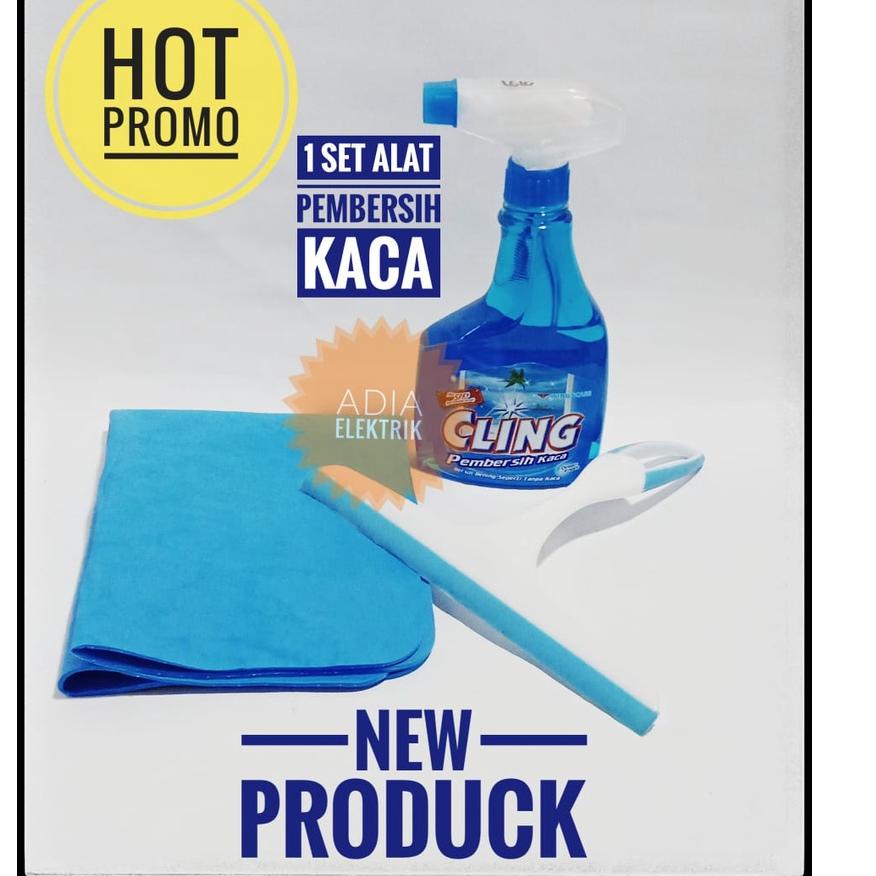 Best Seller Paket Alat Kebersihan Hemat 3 In 1 / Paket Kebersihan Rumah Murah /Alat Pembersih Kaca /