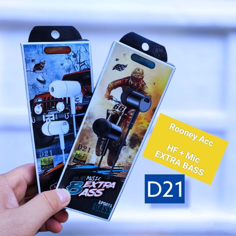 HANDSET HEADSET MUSIC DAN MIC L29 D21 SUPER BASS EXTRA BASS HF MUSIK PLUS MIC L29 EXTRA BASS HF MUSI
