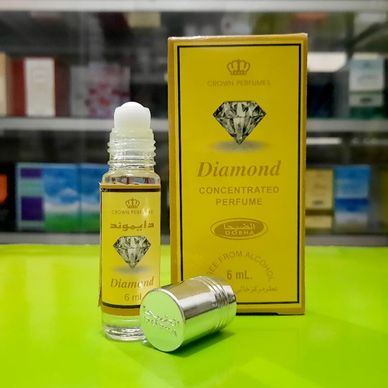 DIAMOND Parfum DOBHA Minyak Wangi Kemasan 6ml Roll On Non Alkohol