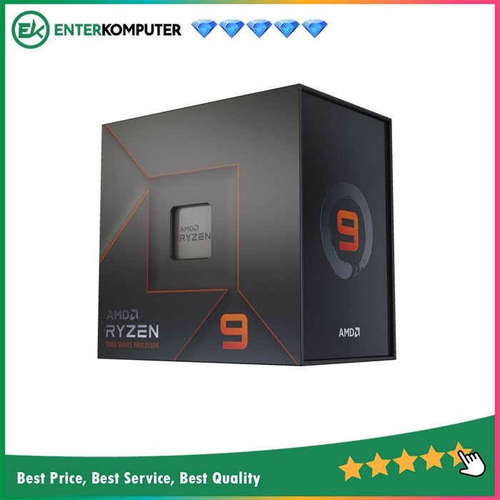 AMD Ryzen 9 7950X 4.5Ghz Up To 5.7Ghz Cache 64MB AM5 [Box] - 16 Core