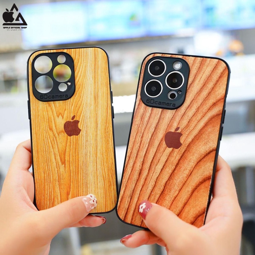 Premium Softcase Wood / Kayu Logo VIVO Y12  Y15  Y17  Y12s  Y20  Y20i  Y20S  Y21  Y21S  Y21A  Y33S  Y33T Y15s Y01 New Hot Soft Case Cover Wooden Art With Logo Silicone Silikon Hardcase