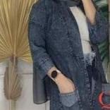 "MX.18Oc22ᵛ" XXX CARDIGAN JEANS WANITA JUMBO/ OUTER JEANS WANITA BIG SIZE / OUTER WANITA JUMBO/
