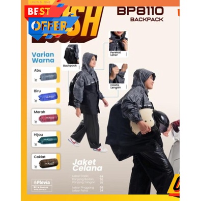 Best Seller Jas Hujan Pria Jumbo Big Size Xxxl Mantel Dewasa Set Setelan Besar Orang Gemuk Tebal Bag