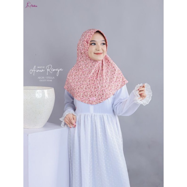 Bergo Ainun remaja by Abika (jilbab /hijab instan)