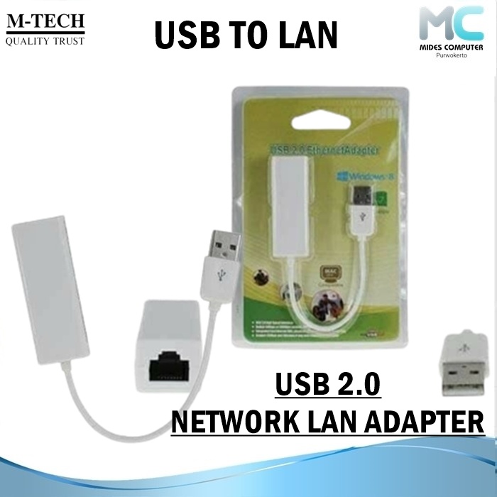 USB LAN Adapter / Converter USB to LAN / USB To Ethernet RJ45 Kabel