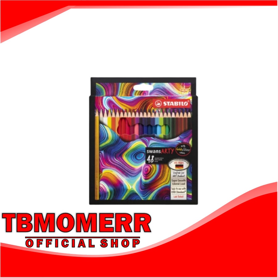 

TBMO STABILO ARTY COLOR PENCIL 48C / PENSIL WARNA ISI 48