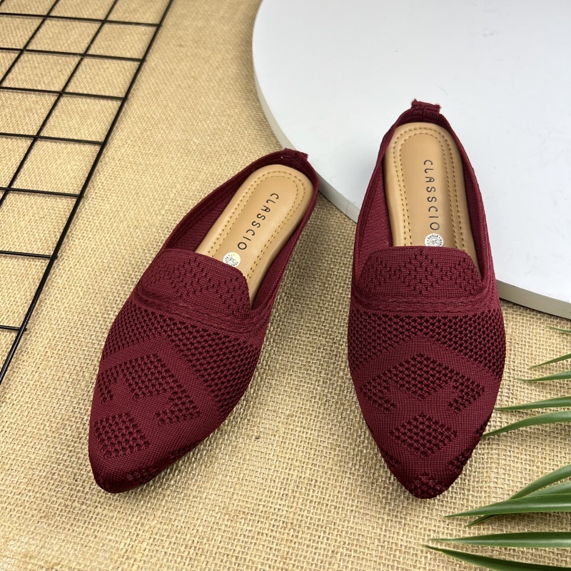 MARASYAFFA - SEPATU FLAT RAJUT WANITA SF 56