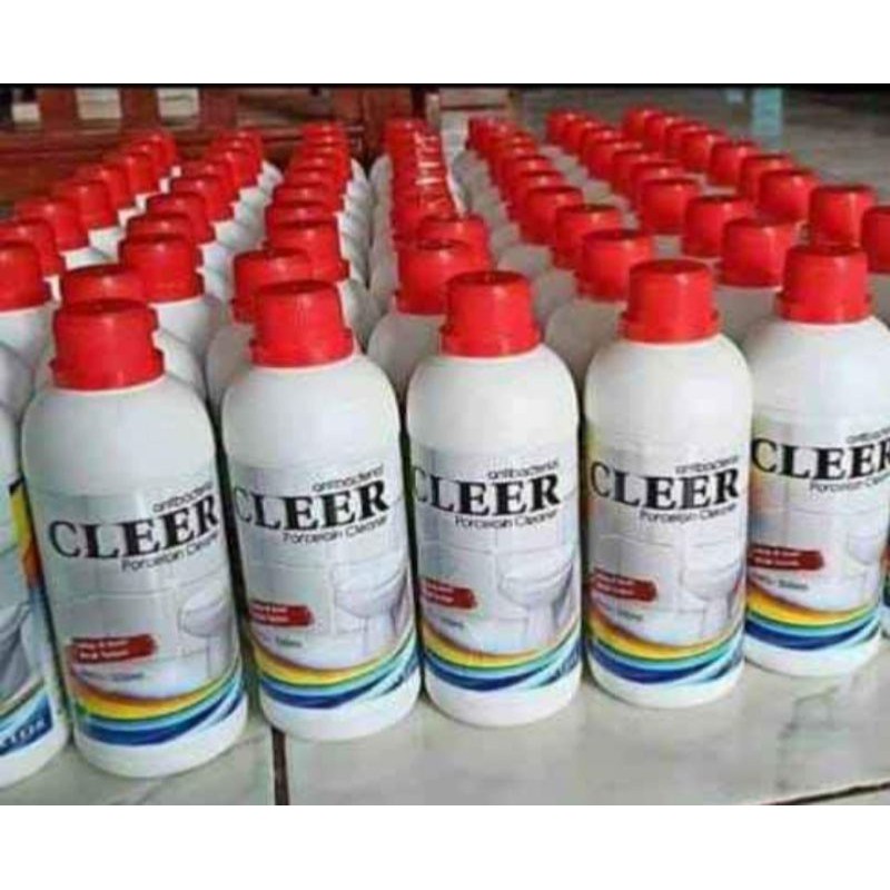 CLEER PORSELEN CLEANER Pembersih Kerak Kamar Mandi &amp; Toilet /CLEER Cairan Pembersih Kerak Keramik Kamar Mandi Toilet Ampuh