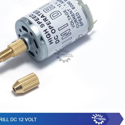 Dinamo Mini Drill 12 Volt DC