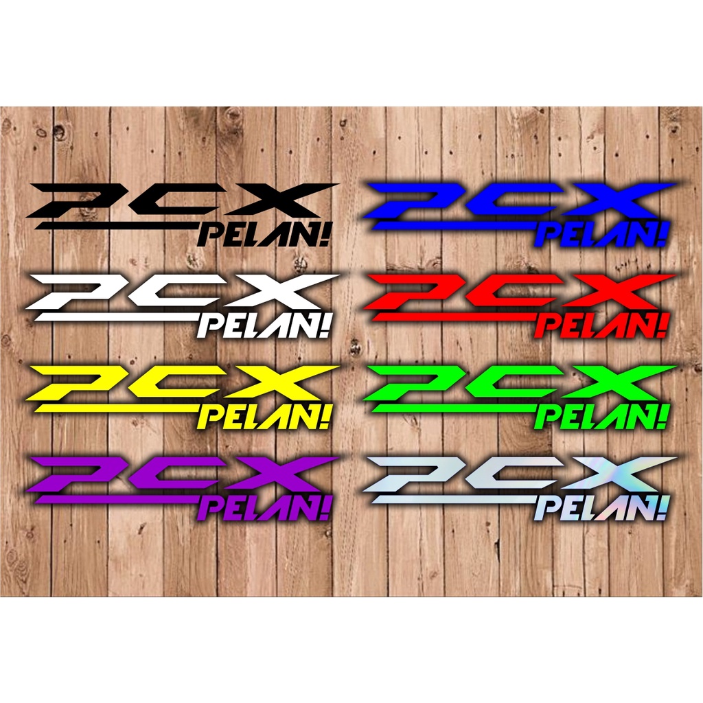 sticker cutting motor pcx pelan