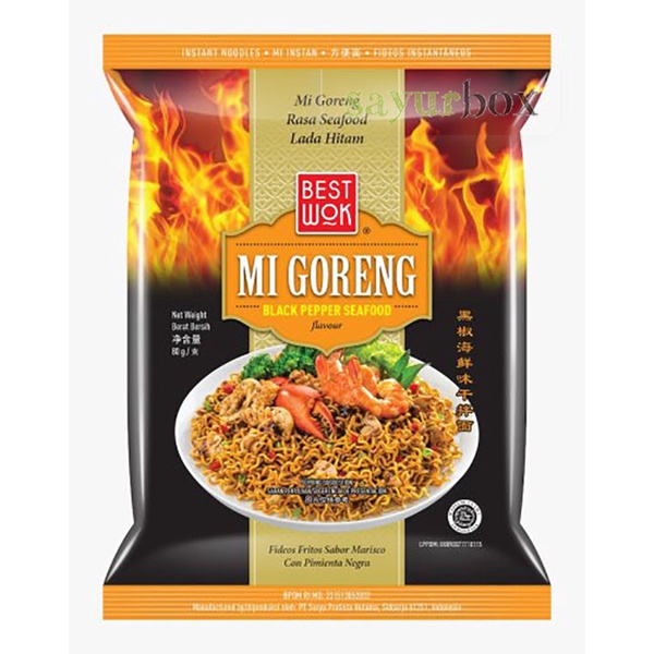 

SALE Sayurbox Bestwok Mie Goreng Blackpepper Seafood 80 gram