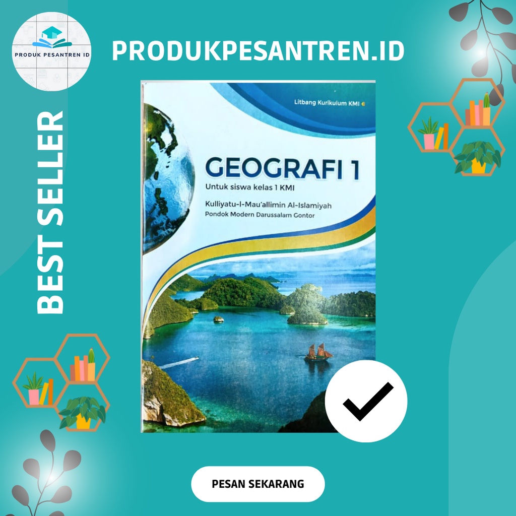 Buku Pelajaran Geografi kelas 1 KMI Gontor