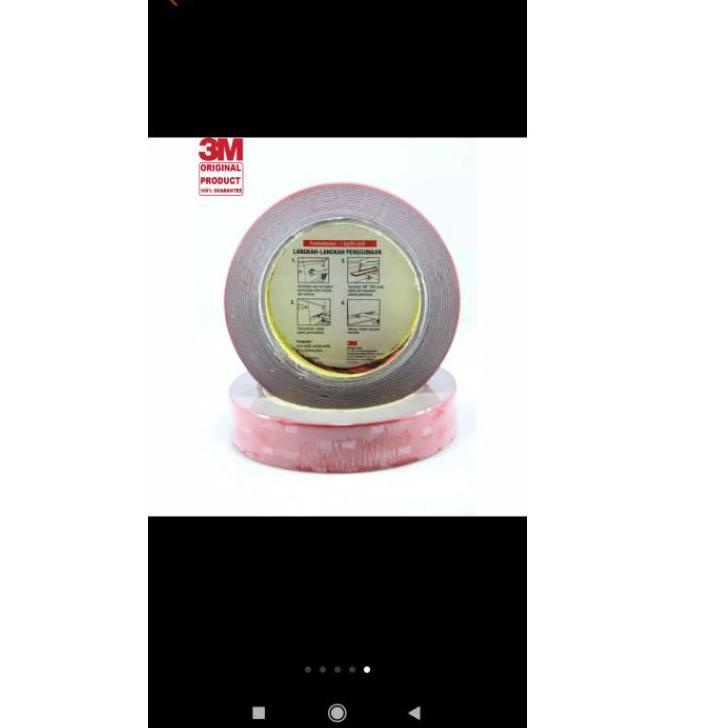 

Miliki!! Double Tape 3M VHB Original 24 mm x 4.5 meter ~