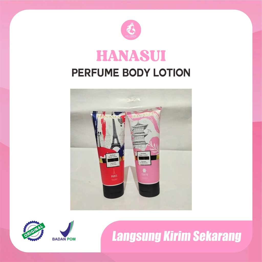 HANASUI PERFUME BODY LOTION - BRIGHTENING UVA+UVB PROCTION