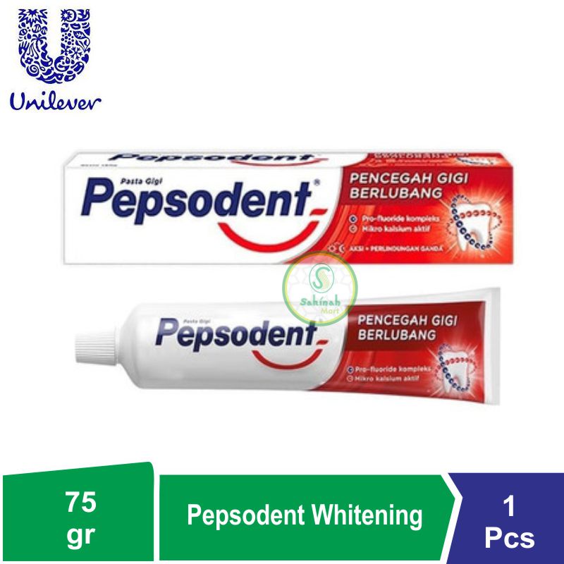 Pepsodent Pasta Gigi Whitening 75gr /  120gr / 190gr /225gr