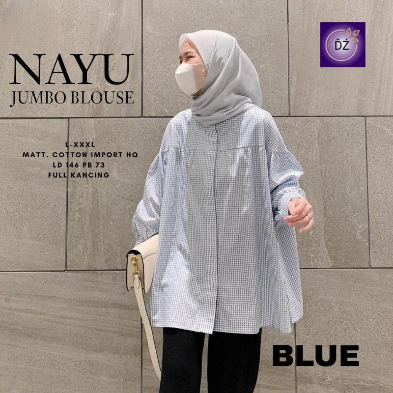 (BISA COD) NAYU BLOUSE  WANITA TERBARU