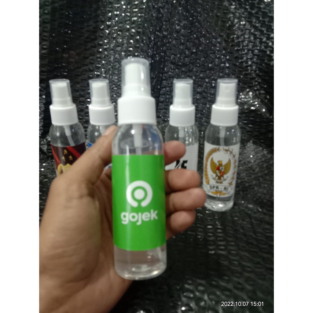 Ready souvenir handsanitizer spray 100ml label custom