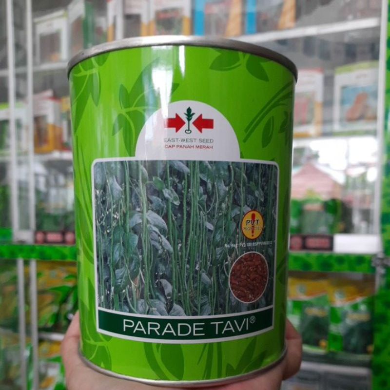 Benih Kacang Panjang PARADE TAVI Kaleng 500 Gram - Cap Panah Merah