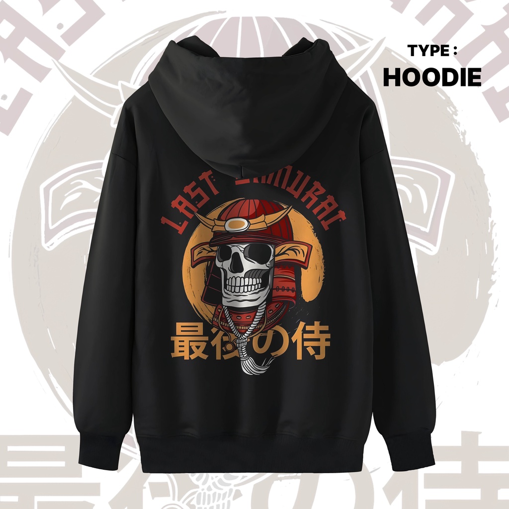 Crewneck Hoodie Streetwear Last Samurai Cotton Fleece Unisex