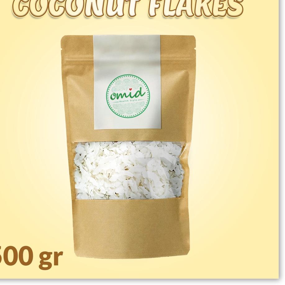 

Original 500 gr - Coconut Flakes | Kelapa Serut Kering gas !!