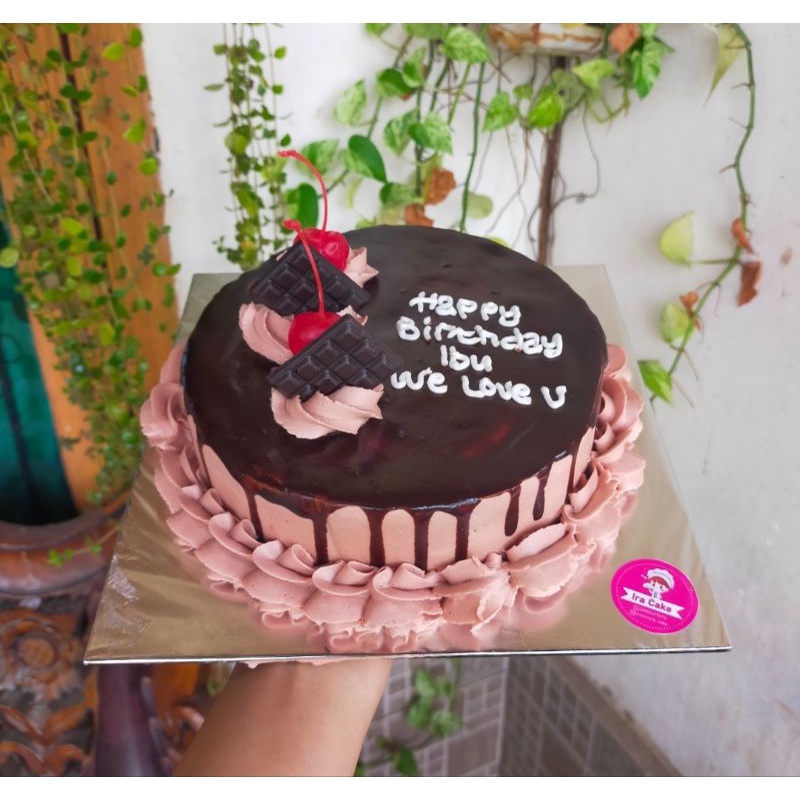 

Kue ulang tahun coklat Uk 16Cm & 20Cm