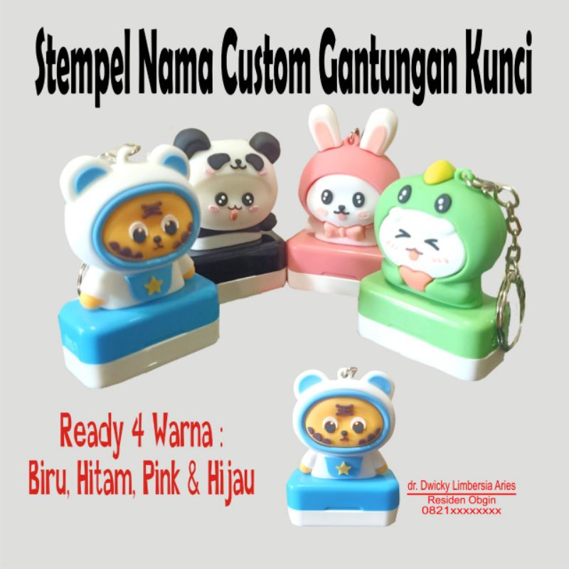 

Stempel Nama Custom Gantungan Kunci