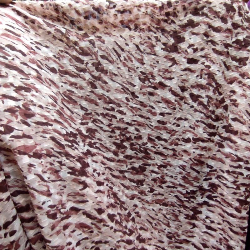 Kain ceruty babydoll motif embos - kain ceruty premium - kain gamis