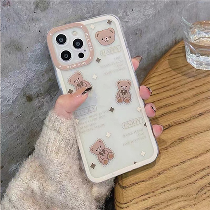 Casing Compatible for iPhone 14 13 12 11 Pro Max X XR Xs Max SE 2020 7 8 6 6s Plus Leather Small Flower Precision Hole Lens Fully Wrapped Soft Silicone Anti-drop Phone Case