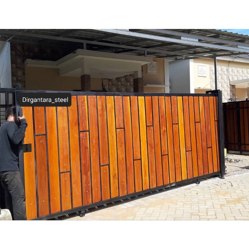 Jual PAGAR GRC MOTIF SERAT KAYU Shopee Indonesia