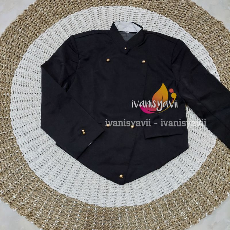 Beskap Solo - Warna Hitam (Polos &amp; Bordir)