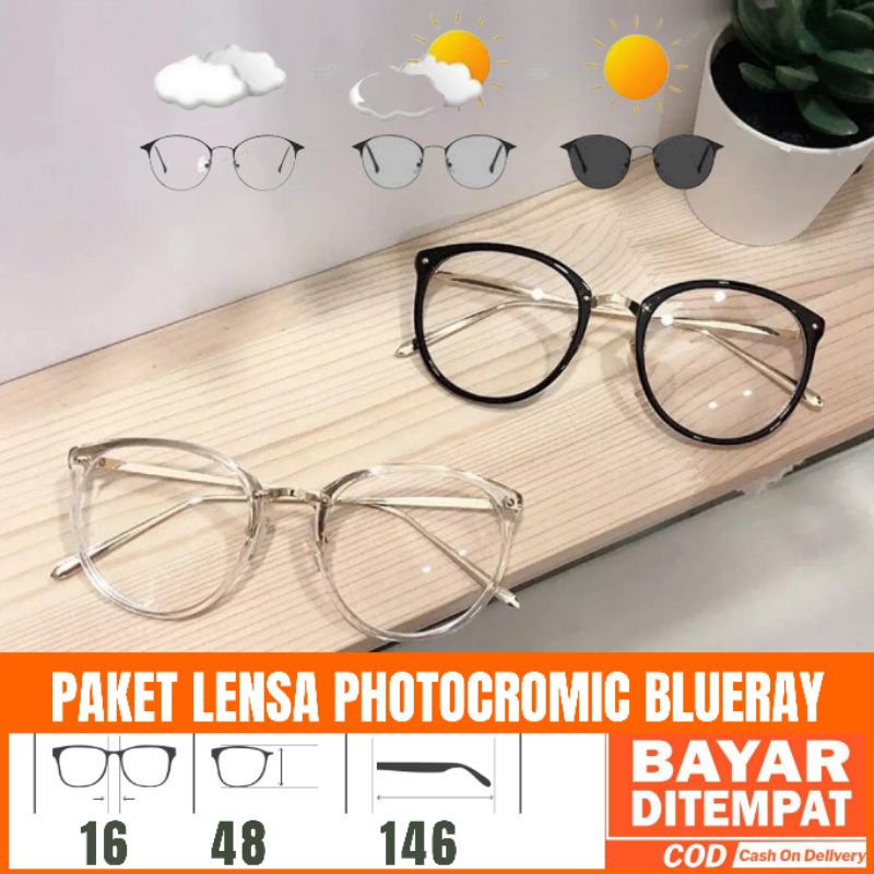 Frame Kacamata 2473 , Lensa Photocromic