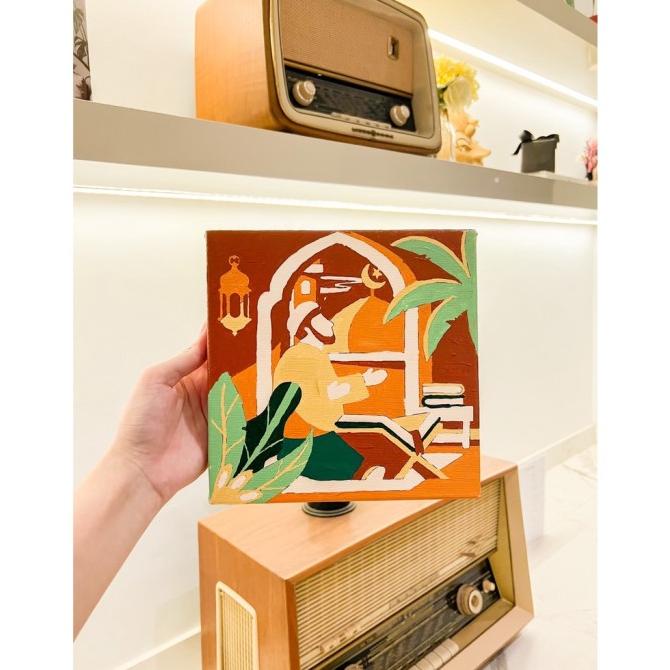 

Paint By Number [Faith] | ByPainters | 20x20cm Canvas | Painting Kit