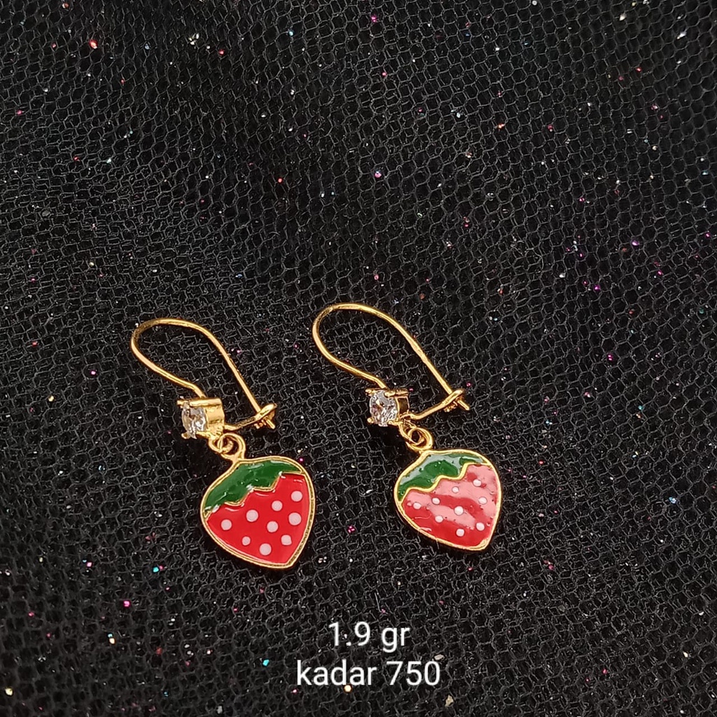 Anting emas 17K - 1.9 gr kadar 750 - 3735